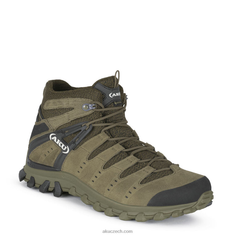 alterra lite mid gtx AKU camo zelená/černá 600JN10 muži